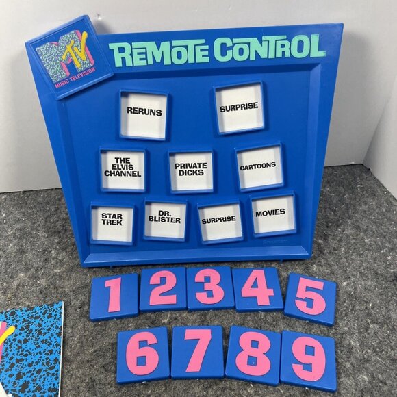 VTG 1989 Pressman MTV Remote Control Board Game Complete except for NO Timer - Picture 3 of 16